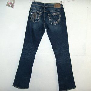 Silver Aiko Sz 28x33, Measure 33-34Wx 32I